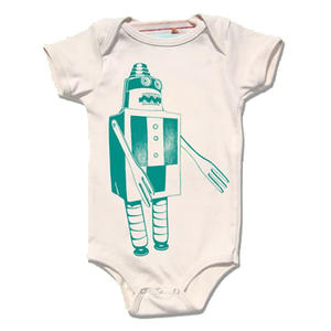 Kategori - Barnkläder - Little Lark Body kort ärm Build a Bot